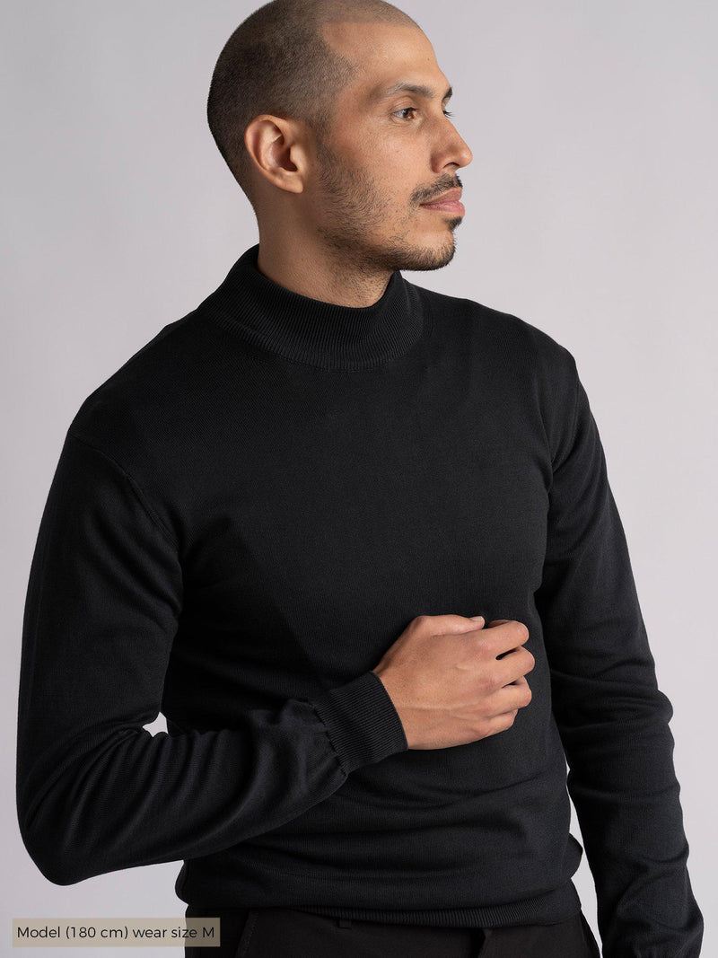 GREG_CREW_NECK_Cross_sportswear_black_close