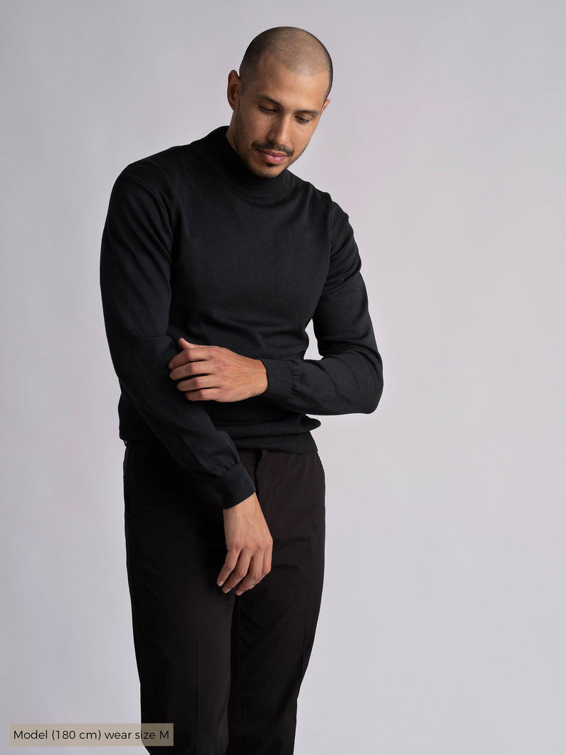 GREG_CREW_NECK_Cross_sportswear_black_front