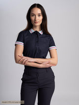 AYAKA_POLOSHIRT_Cross_sportswear_Navy_front2