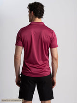 COLLIN_POLOSHIRT_Cross_sportswear_Wine_back