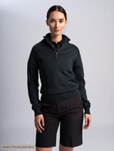 GRETA_HALF_ZIP_Cross_sportswear_black_front