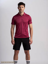 COLLIN_POLOSHIRT_Cross_sportswear_Wine_front